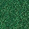 Miyuki Delica Bead 11/0, DB0688, Dyed Semi-Frosted Silver Lined Green, 5 grams